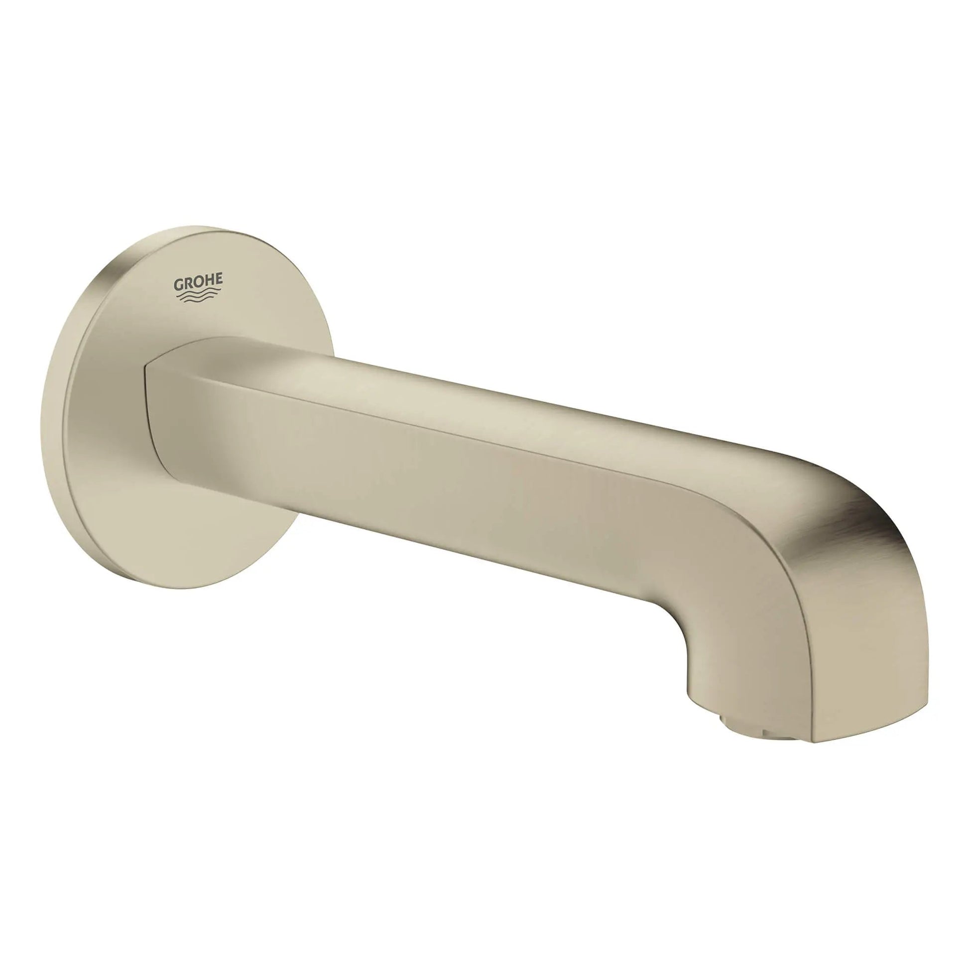 Grohe Defined Brass Construction Brushed Nickel Infinity Tub Spout