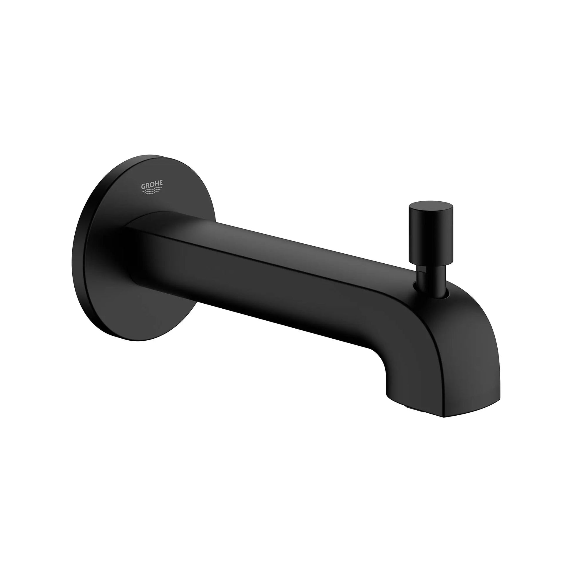 Grohe Defined Brass Construction Matte Black Diverter Tub Spout