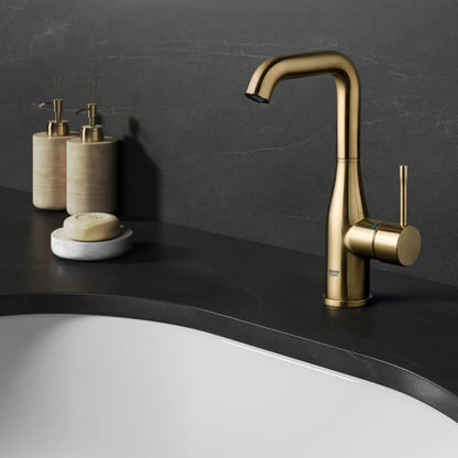Grohe Essence 1.2 GPM Single Hole Single-Handle Brushed Cool Sunrise Faucet