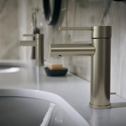 Grohe Essence 1.2 GPM Single Hole Single Handle Brushed Nickel Infinity Faucet