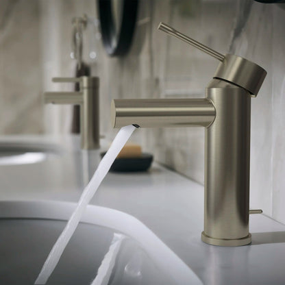 Grohe Essence 1.2 GPM Single Hole Single Handle Brushed Nickel Infinity Faucet