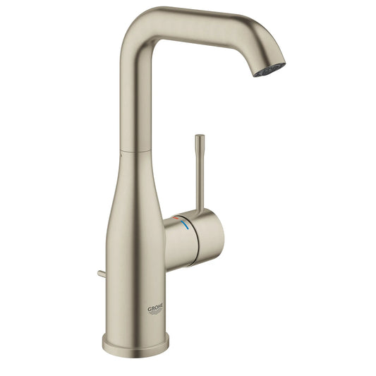Grohe Essence 1.2 GPM Single Hole Single-Handle Brushed Nickel Infinity Faucet
