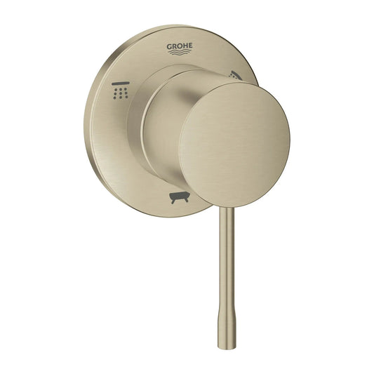 Grohe Essence 3-Way Diverter Trim Metal Lever Handle Brushed Nickel Infinity Finish