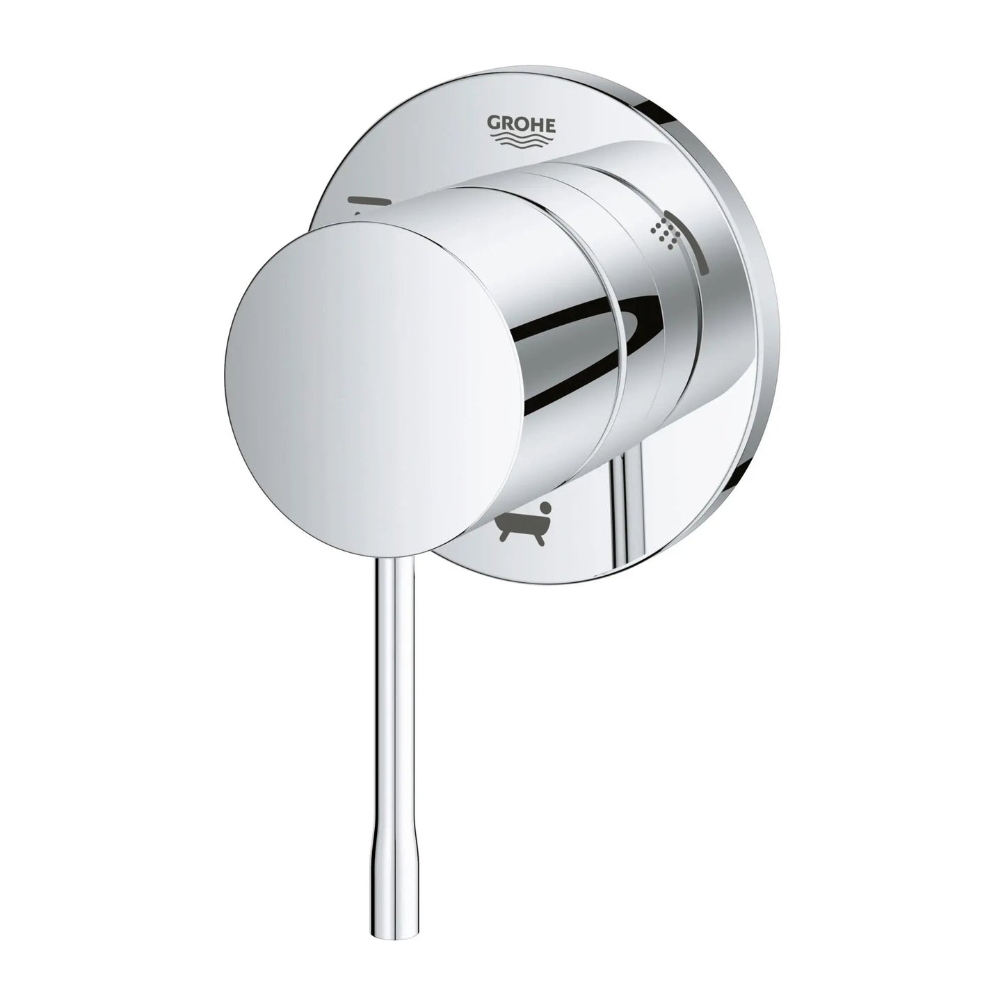 Grohe Essence 3-Way Diverter Trim Metal Lever Handle StarLight Chrome Finish