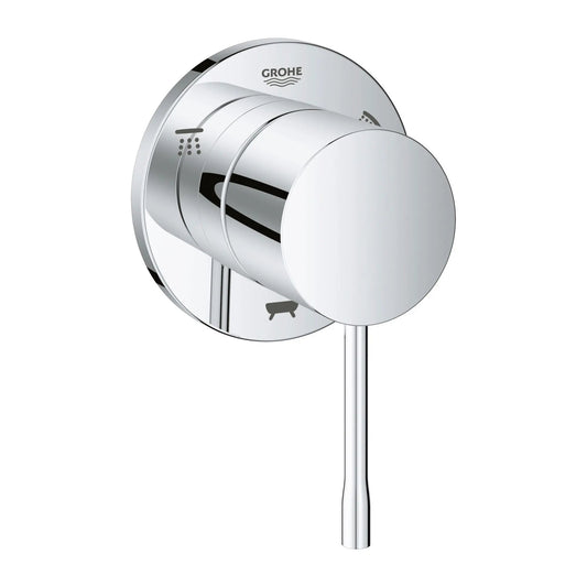 Grohe Essence 3-Way Diverter Trim Metal Lever Handle StarLight Chrome Finish