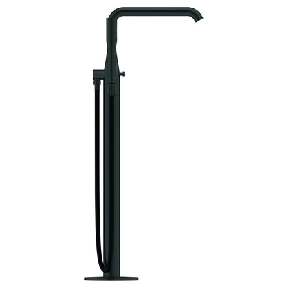 Grohe Essence Single-Handle Freestanding Matte Black Tub Faucet With 1.75 GPM Hand Shower