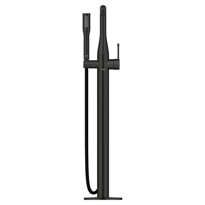 Grohe Essence Single-Handle Freestanding Matte Black Tub Faucet With 1.75 GPM Hand Shower