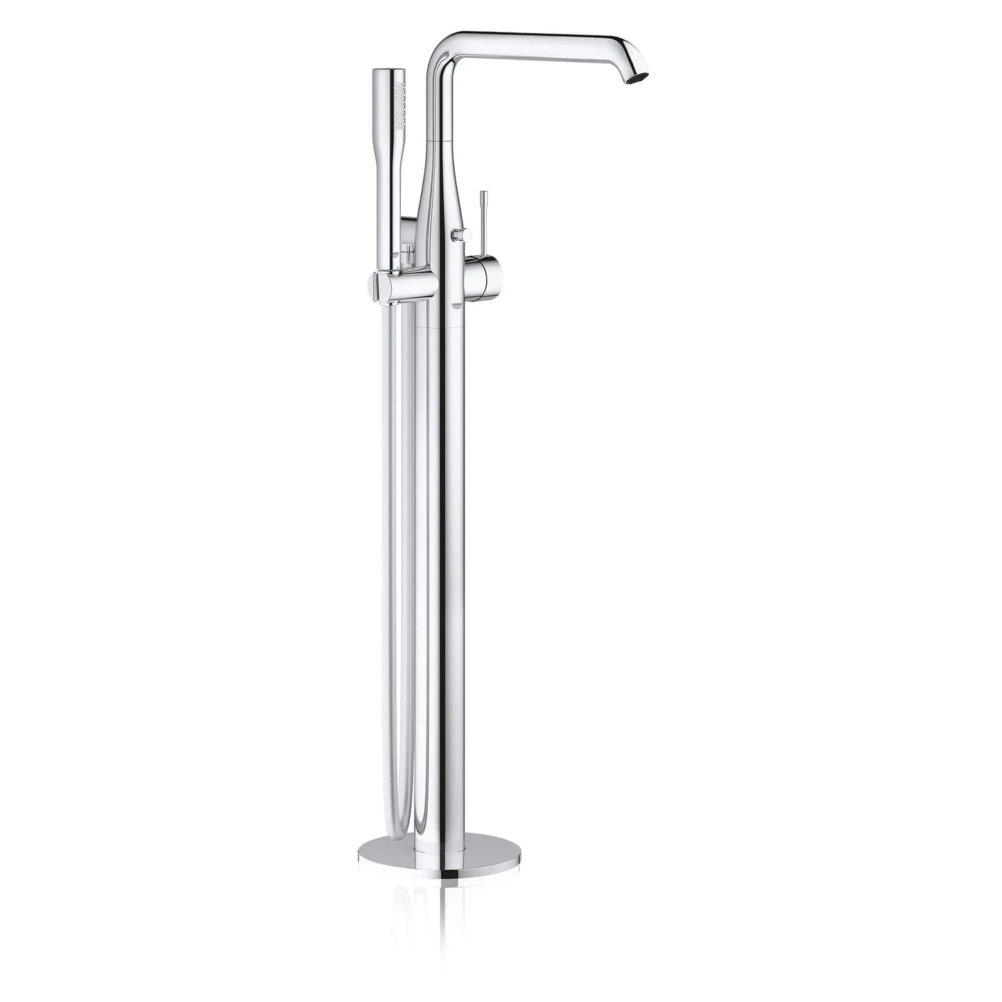 Grohe Essence Single-Handle Freestanding StarLight Chrome Tub Faucet With 1.75 GPM Hand Shower