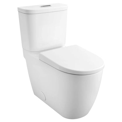 Grohe Essence Two-Piece Dual Flush Right Height Elongated Alpine White Toilet With Seat