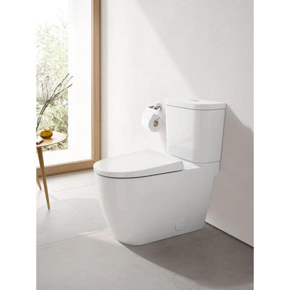 Grohe Essence Two-Piece Dual Flush Right Height Elongated Alpine White Toilet With Seat