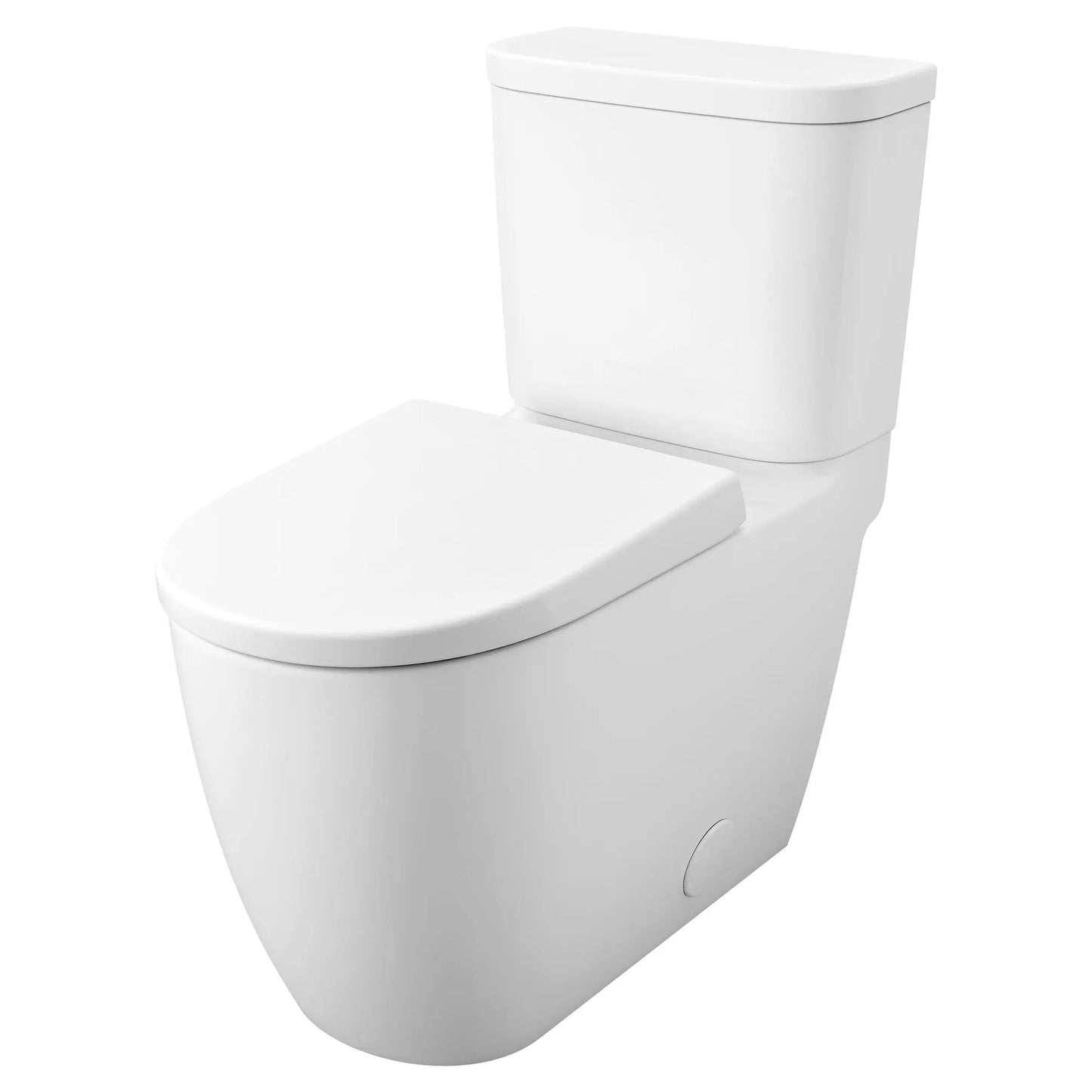 Grohe Essence Two-Piece Left-Hand Trip Lever Right Height Elongated Alpine White Toilet With Seat