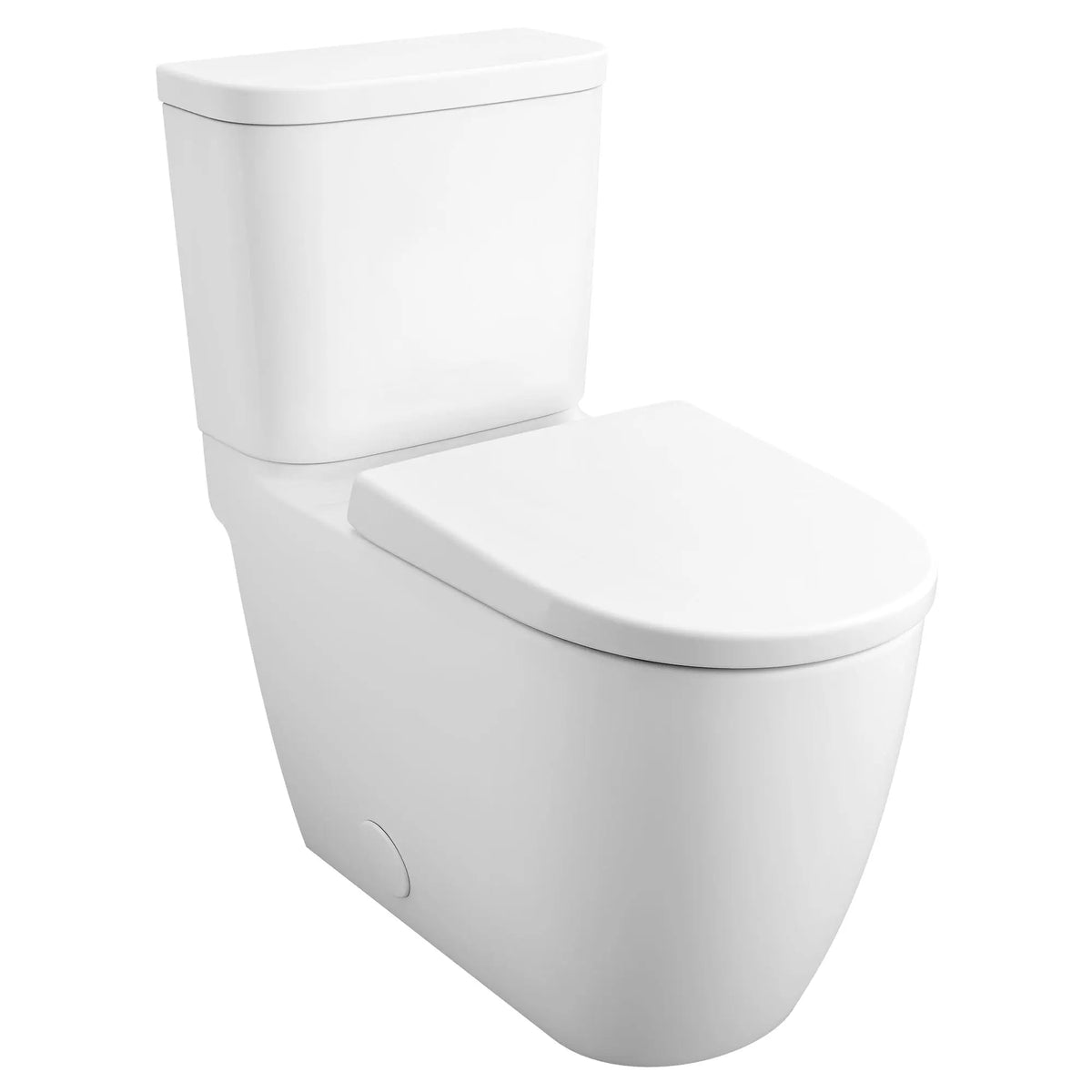 Grohe Essence Two-Piece Right-Hand Trip Lever Right Height Elongated Alpine White Toilet With Seat