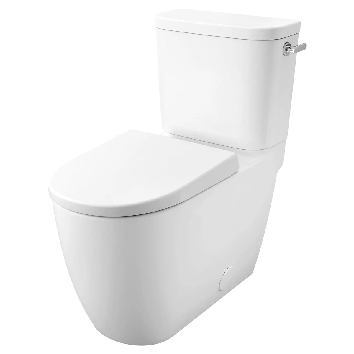 Grohe Essence Two-Piece Right-Hand Trip Lever Right Height Elongated Alpine White Toilet With Seat