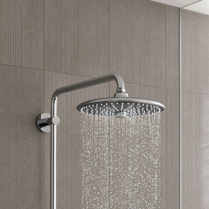 Grohe Euphoria 10" 3-Spray 1.75 GPM StarLight Chrome 260 Shower Head