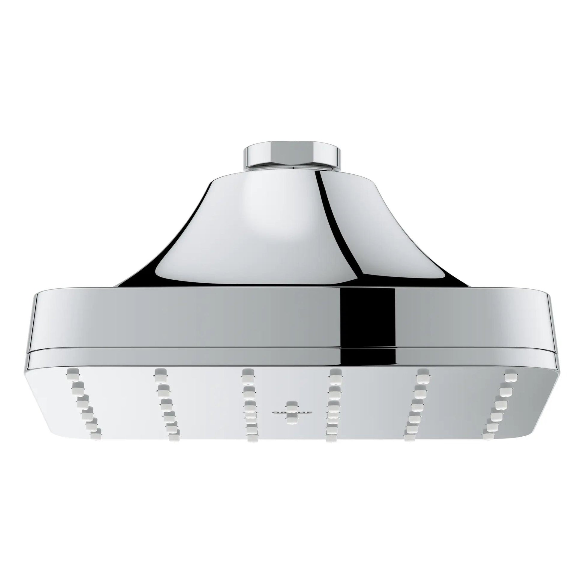 Grohe Euphoria 140 With AquaBooster 1.75 GPM Square Single Spray StarLight Chrome Shower Head