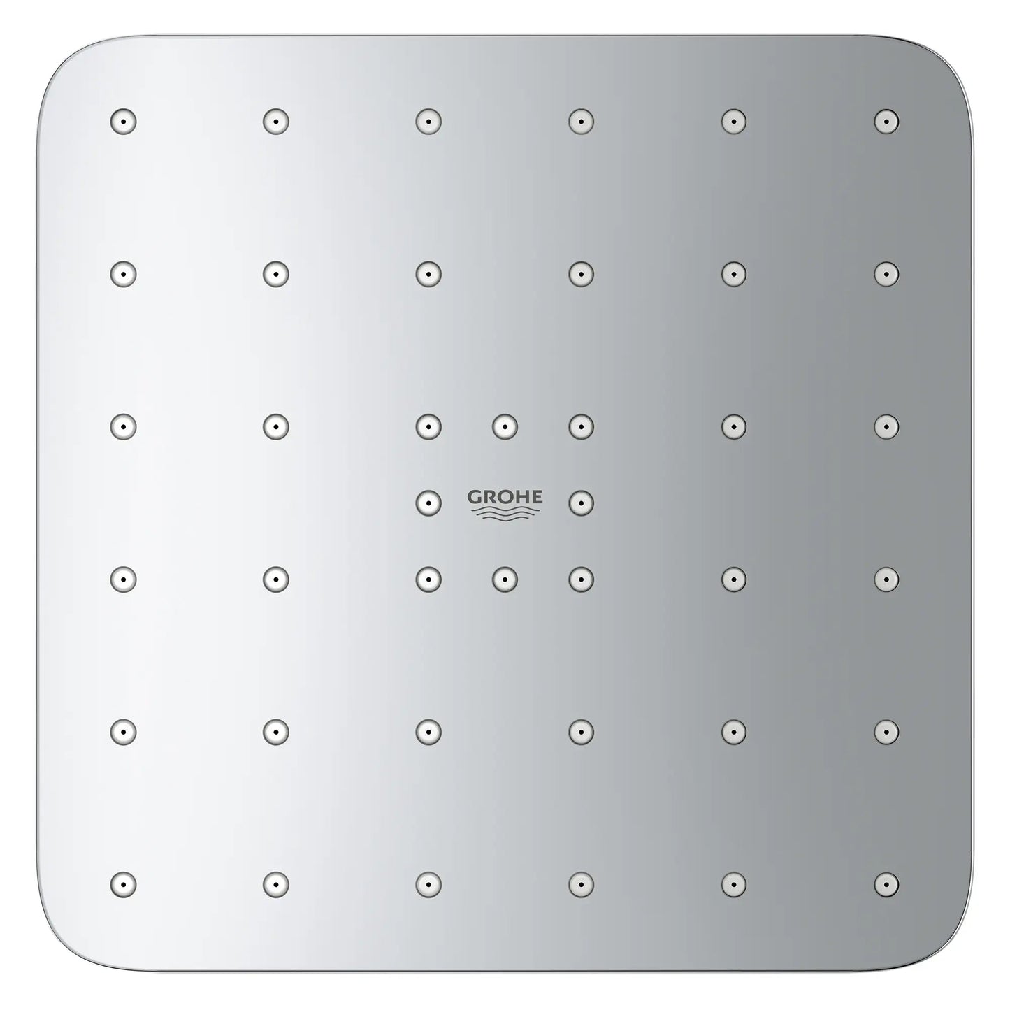 Grohe Euphoria 140 With AquaBooster 1.75 GPM Square Single Spray StarLight Chrome Shower Head