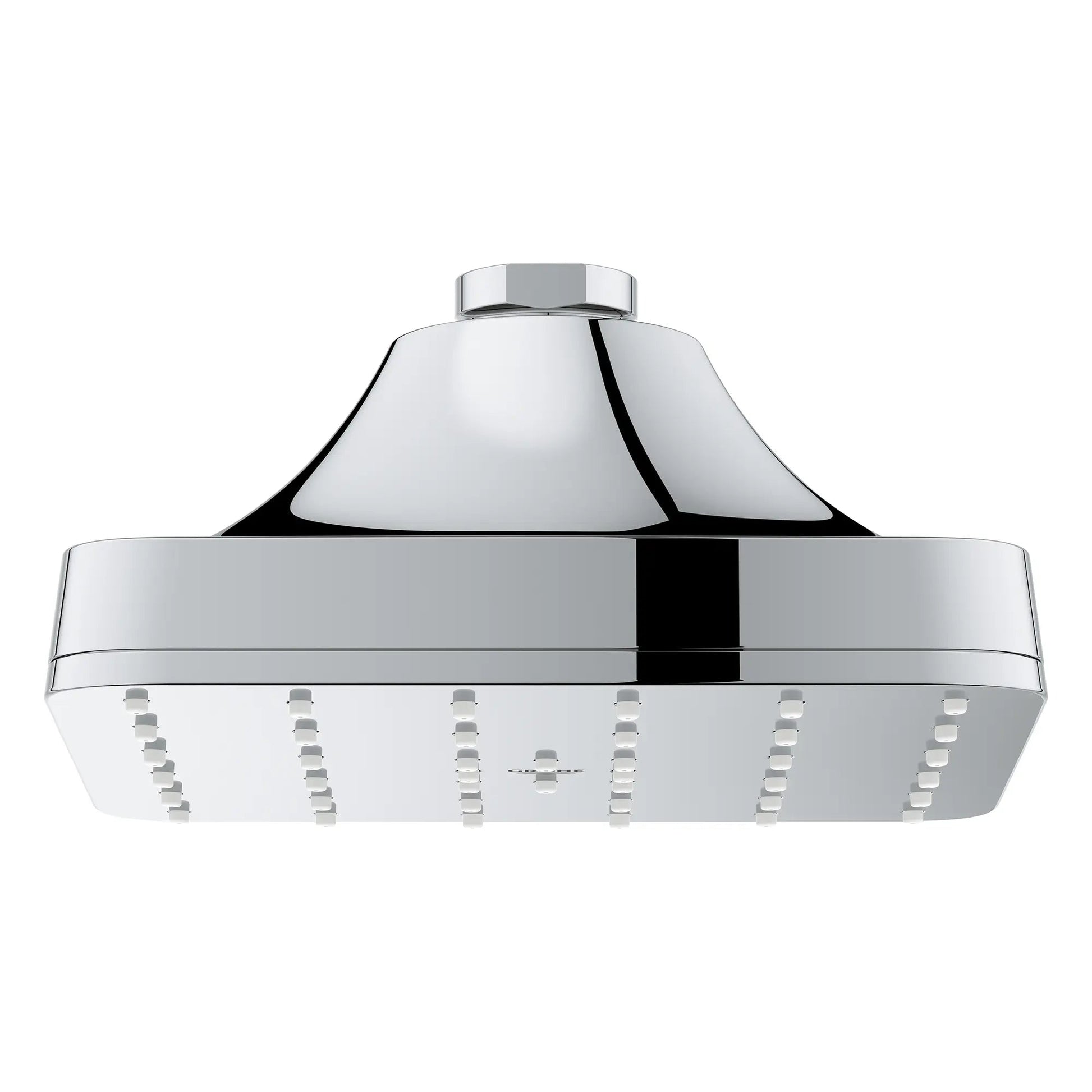 Grohe Euphoria 140 With AquaBooster 1.75 GPM Square Single Spray StarLight Chrome Shower Head