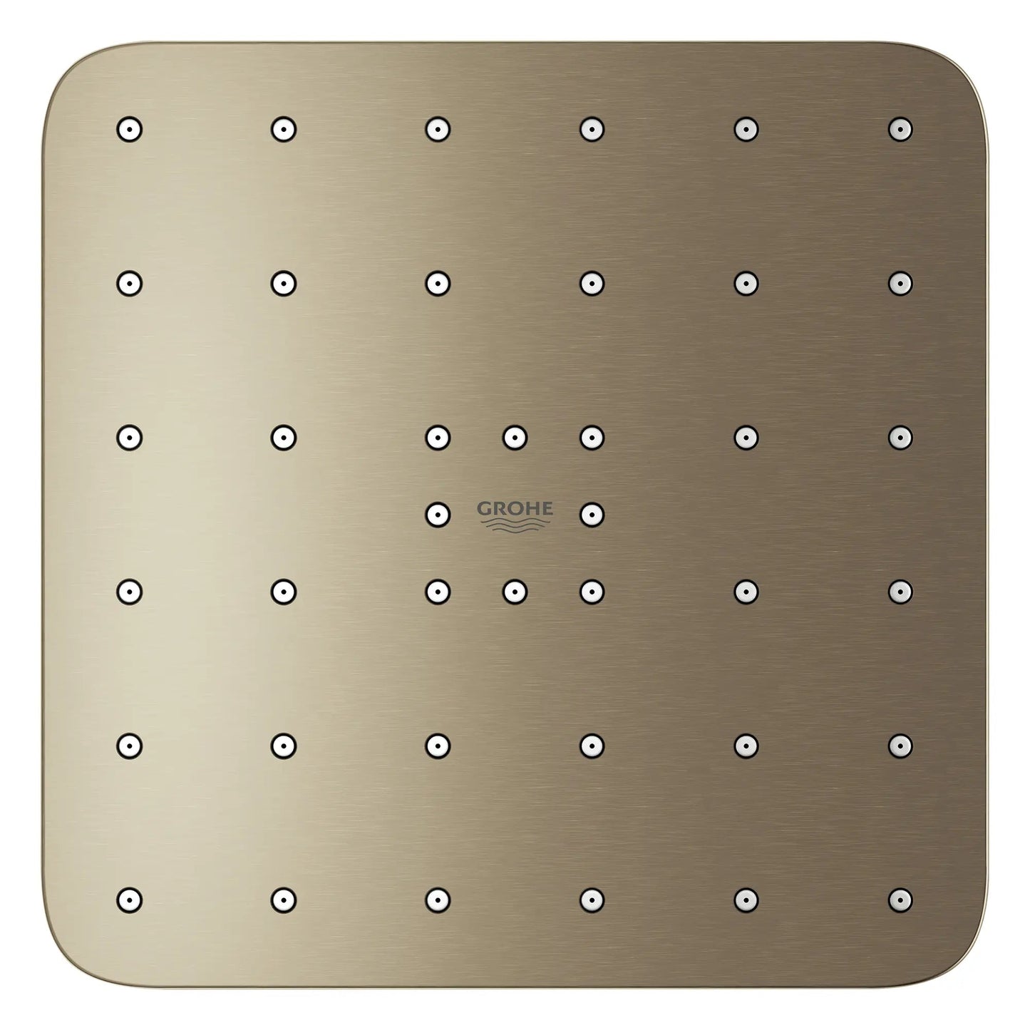 Grohe Euphoria 140 With AquaBooster Square Single Spray 1.75 GPM Brushed Nickel Infinity Shower Head