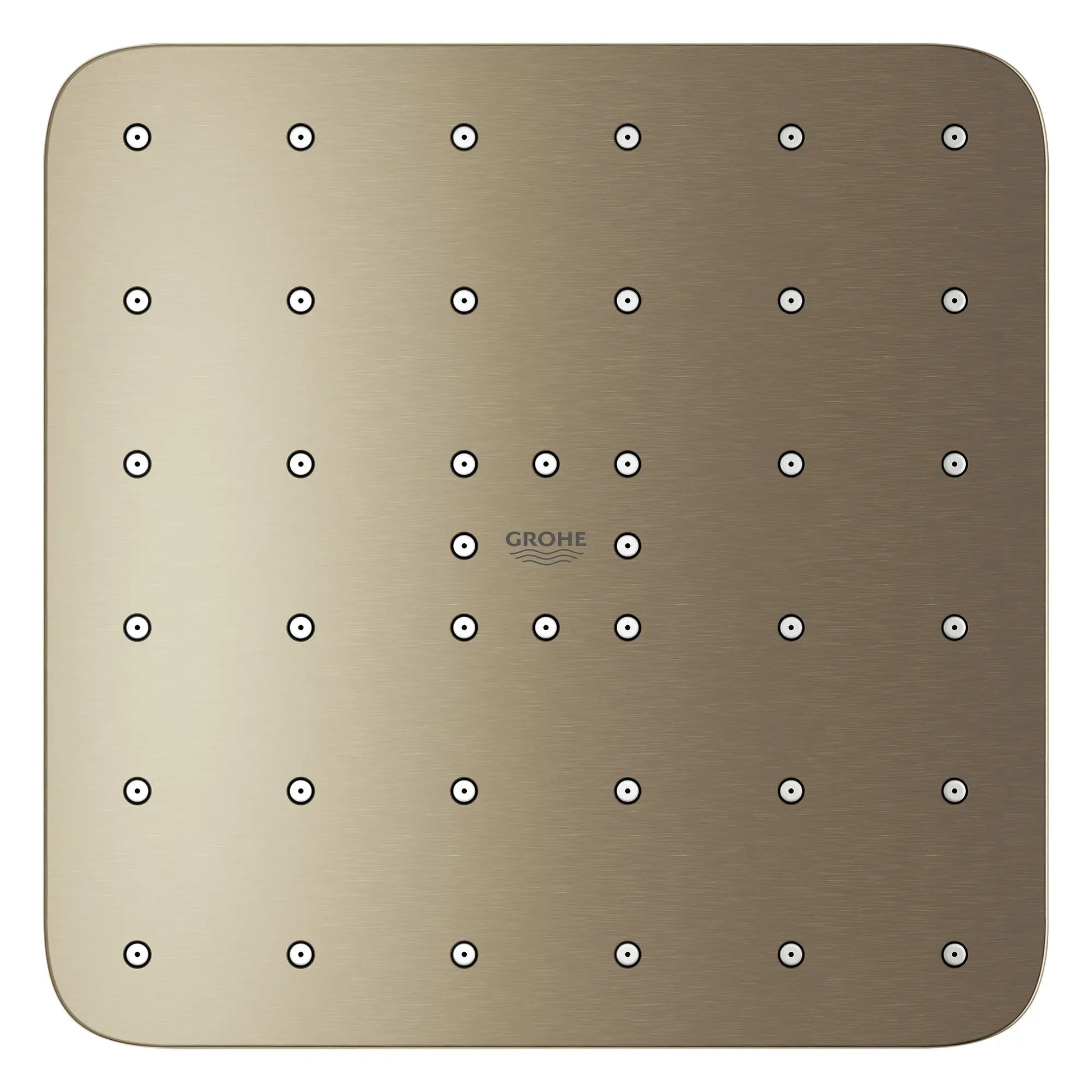 Grohe Euphoria 140 With AquaBooster Square Single Spray 1.75 GPM Brushed Nickel Infinity Shower Head