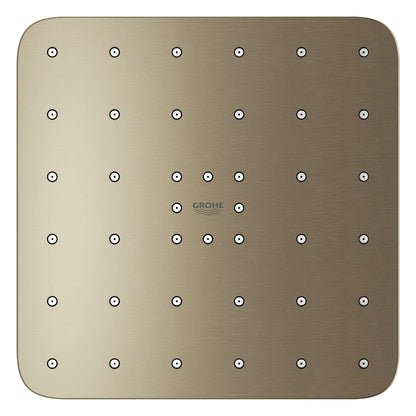 Grohe Euphoria 140 With AquaBooster Square Single Spray 1.75 GPM Brushed Nickel Infinity Shower Head