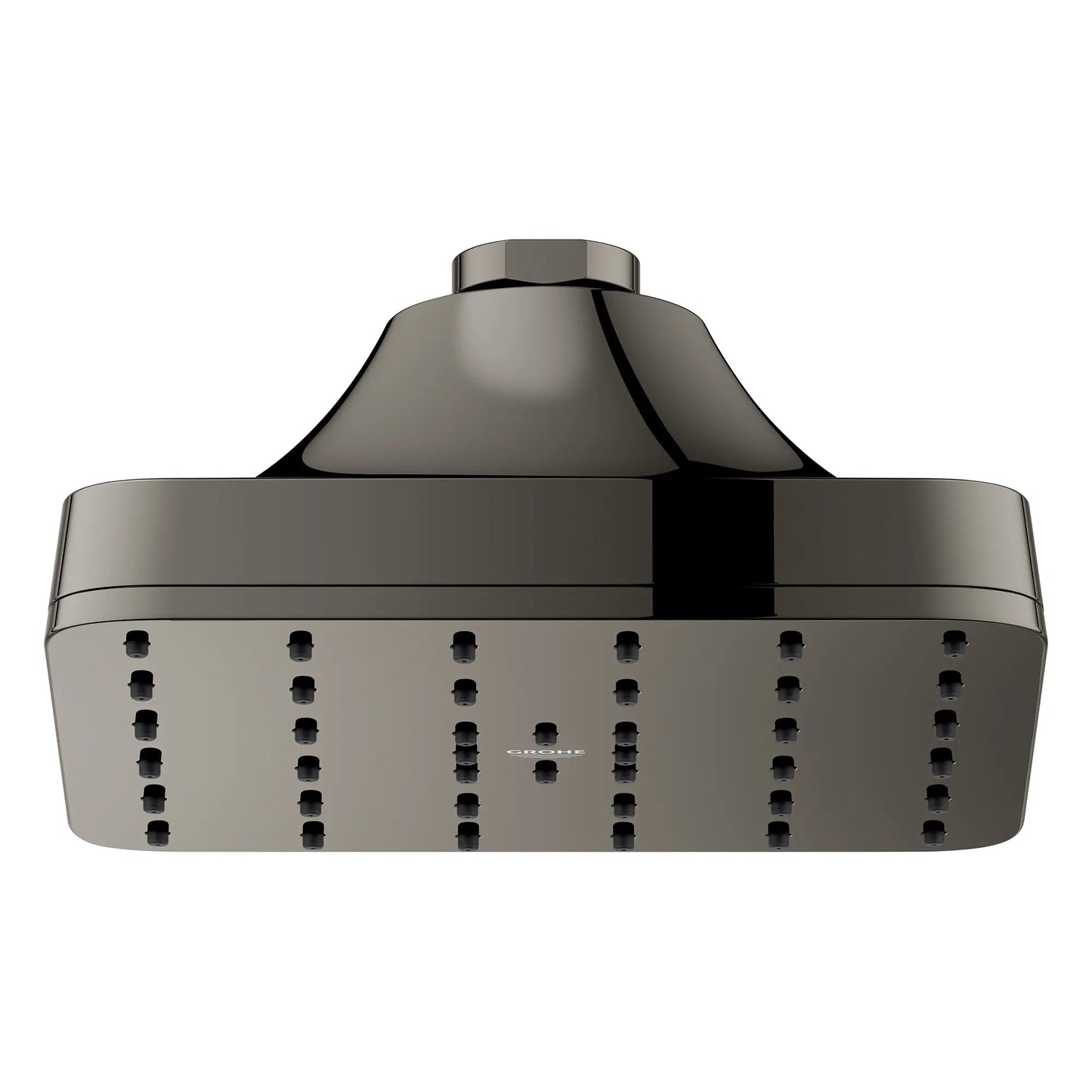 Grohe Euphoria 140 With AquaBooster Square Single Spray 1.75 GPM Hard Graphite Shower Head