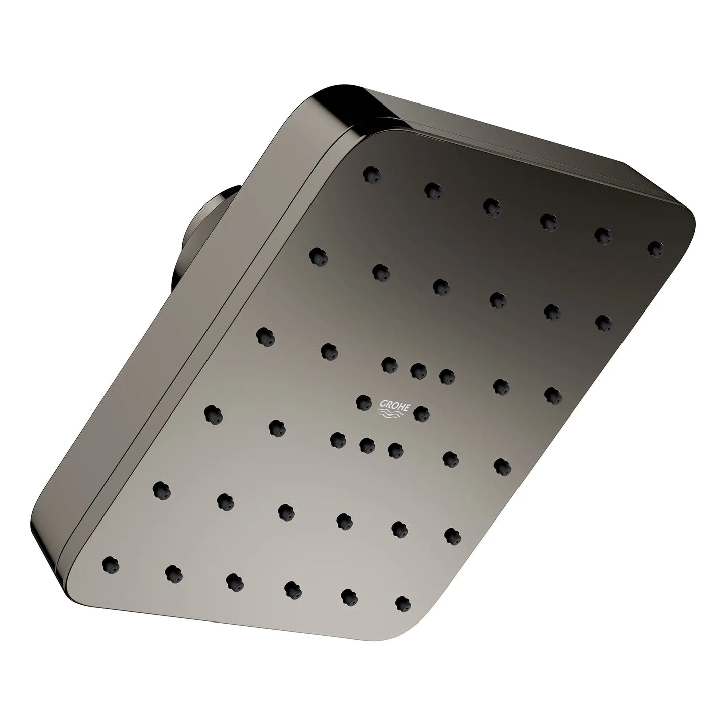 Grohe Euphoria 140 With AquaBooster Square Single Spray 1.75 GPM Hard Graphite Shower Head