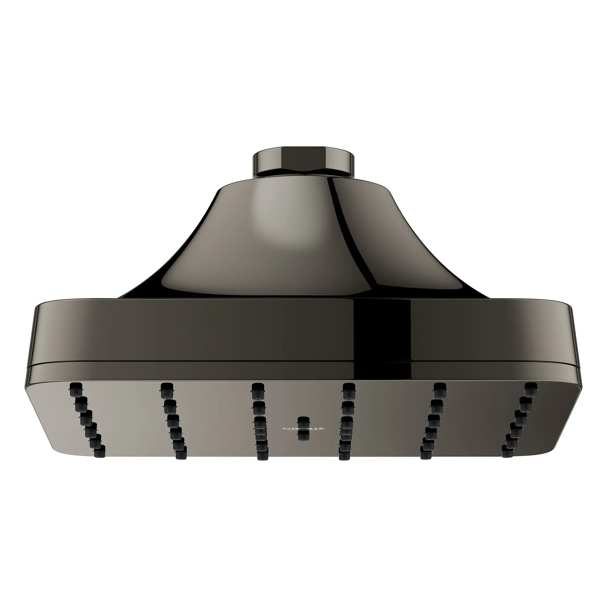 Grohe Euphoria 140 With AquaBooster Square Single Spray 1.75 GPM Hard Graphite Shower Head