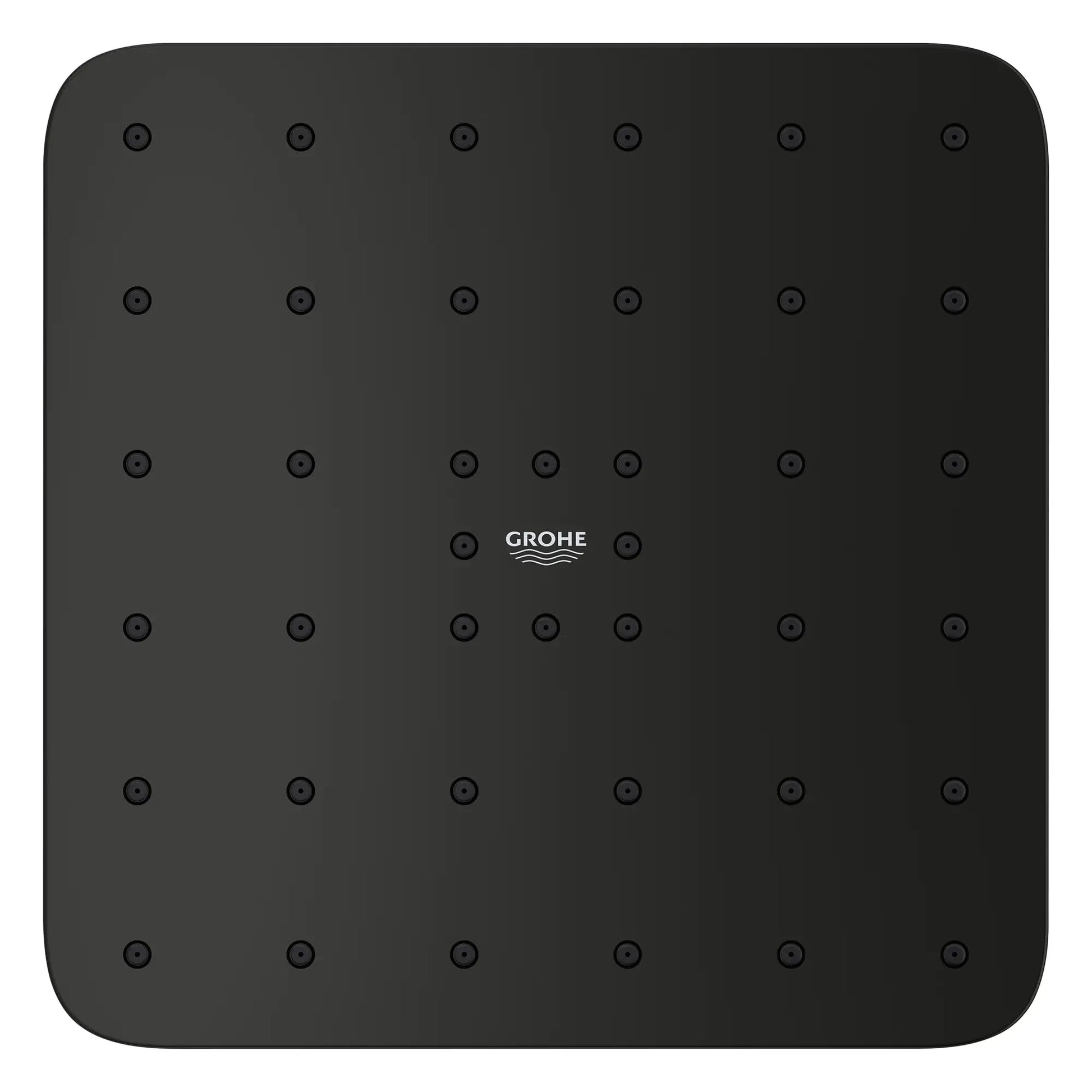 Grohe Euphoria 140 With AquaBooster Square Single Spray 1.75 GPM Matte Black Shower Head