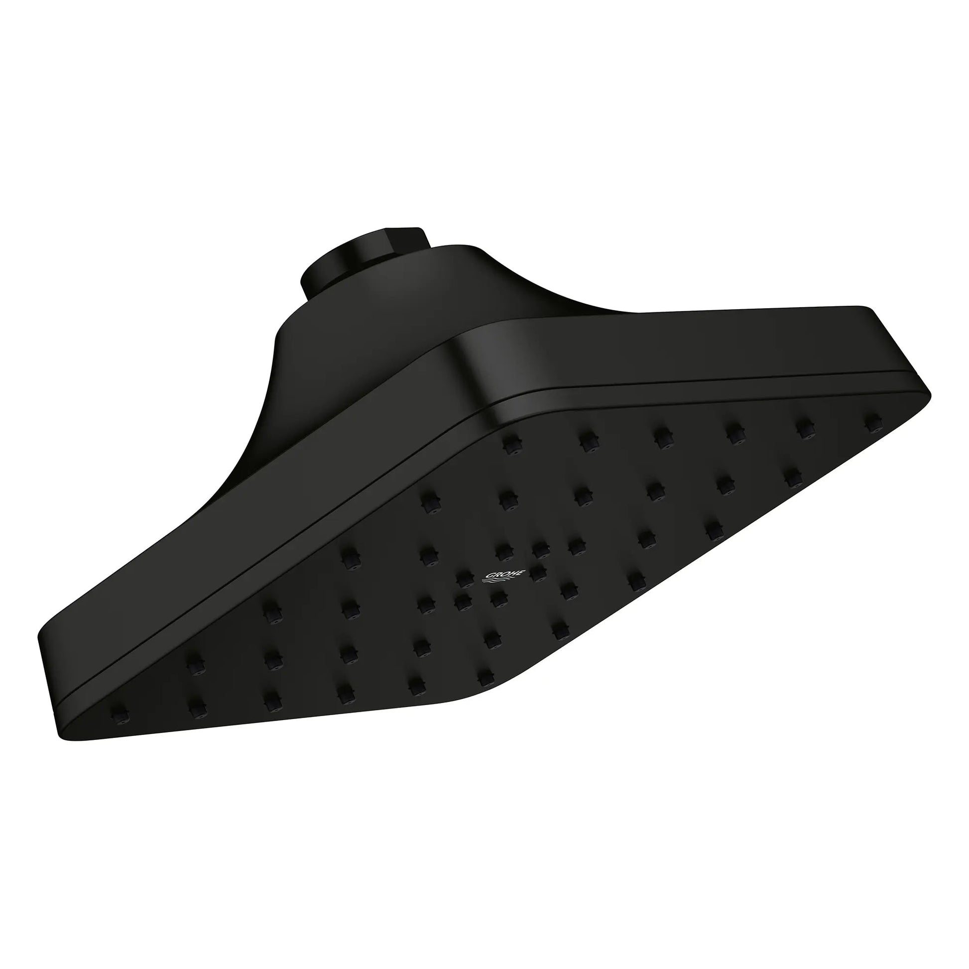 Grohe Euphoria 140 With AquaBooster Square Single Spray 1.75 GPM Matte Black Shower Head