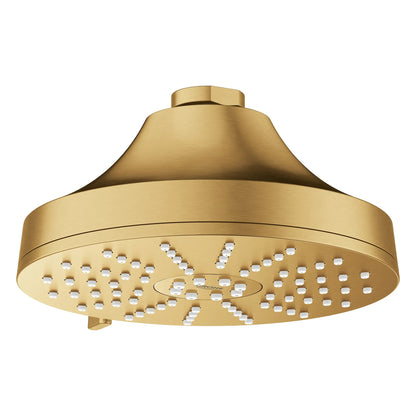 Grohe Euphoria 1.75 GPM 140 With AquaBooster Round Multi Spray Brushed Cool Sunrise Shower Head