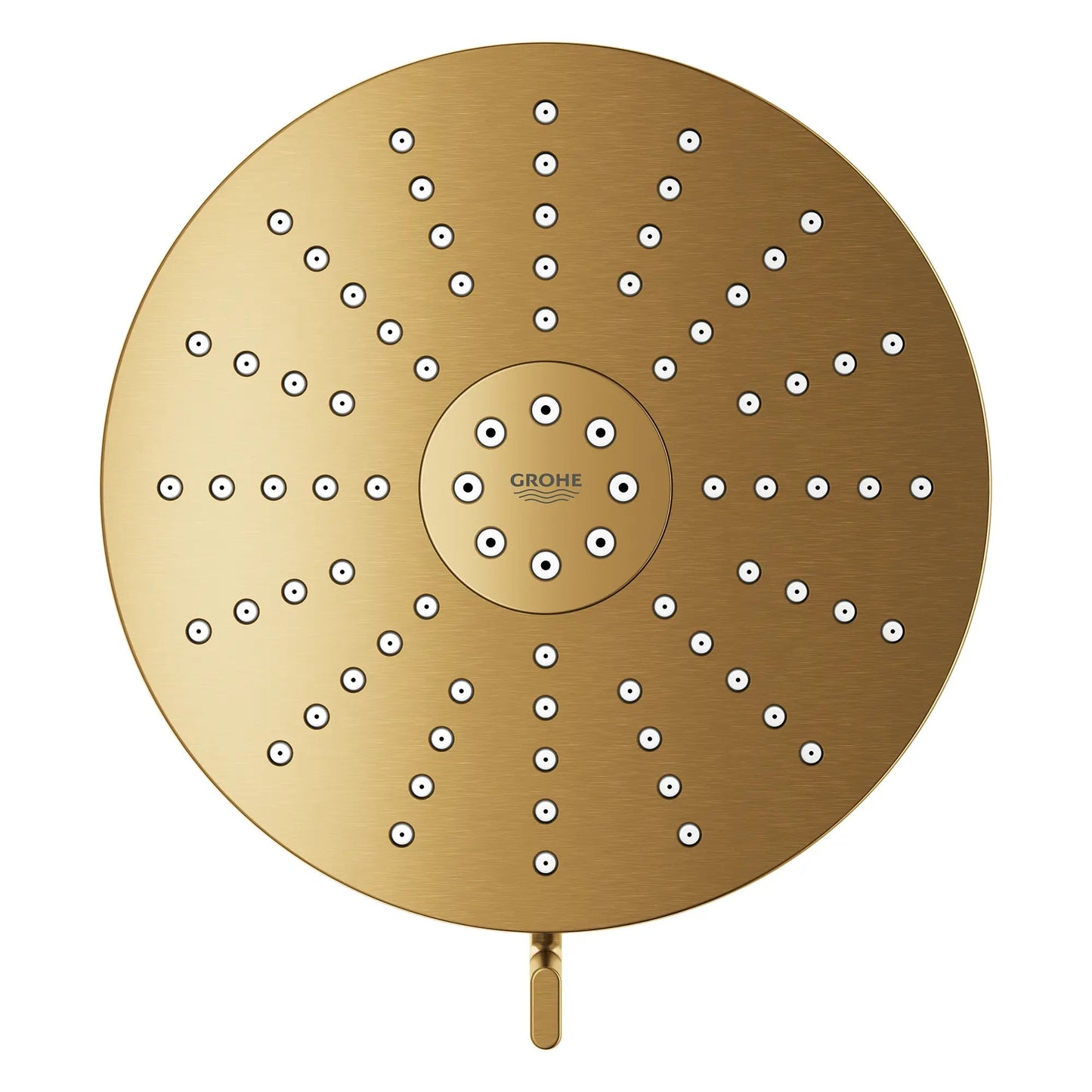 Grohe Euphoria 1.75 GPM 140 With AquaBooster Round Multi Spray Brushed Cool Sunrise Shower Head