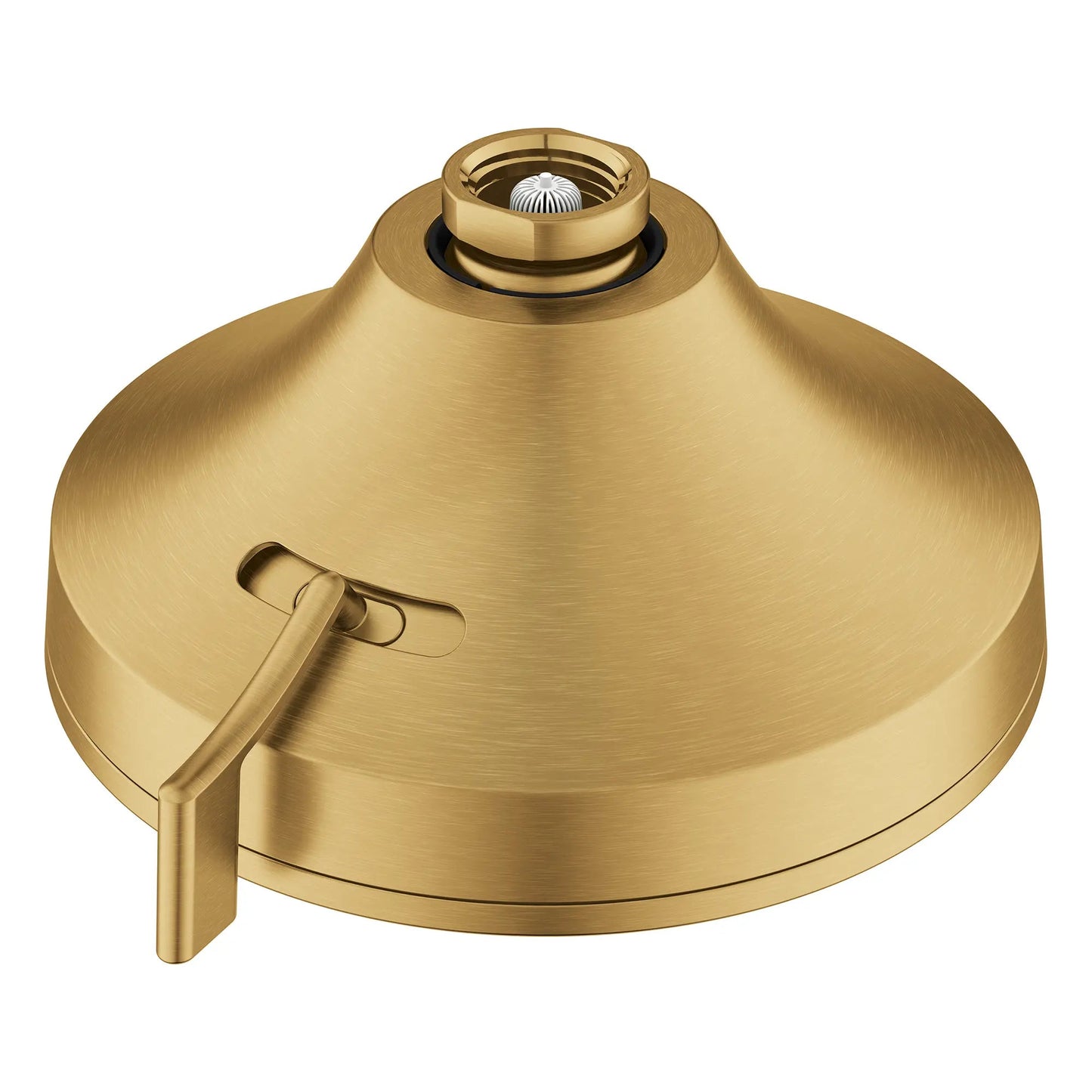 Grohe Euphoria 1.75 GPM 140 With AquaBooster Round Multi Spray Brushed Cool Sunrise Shower Head