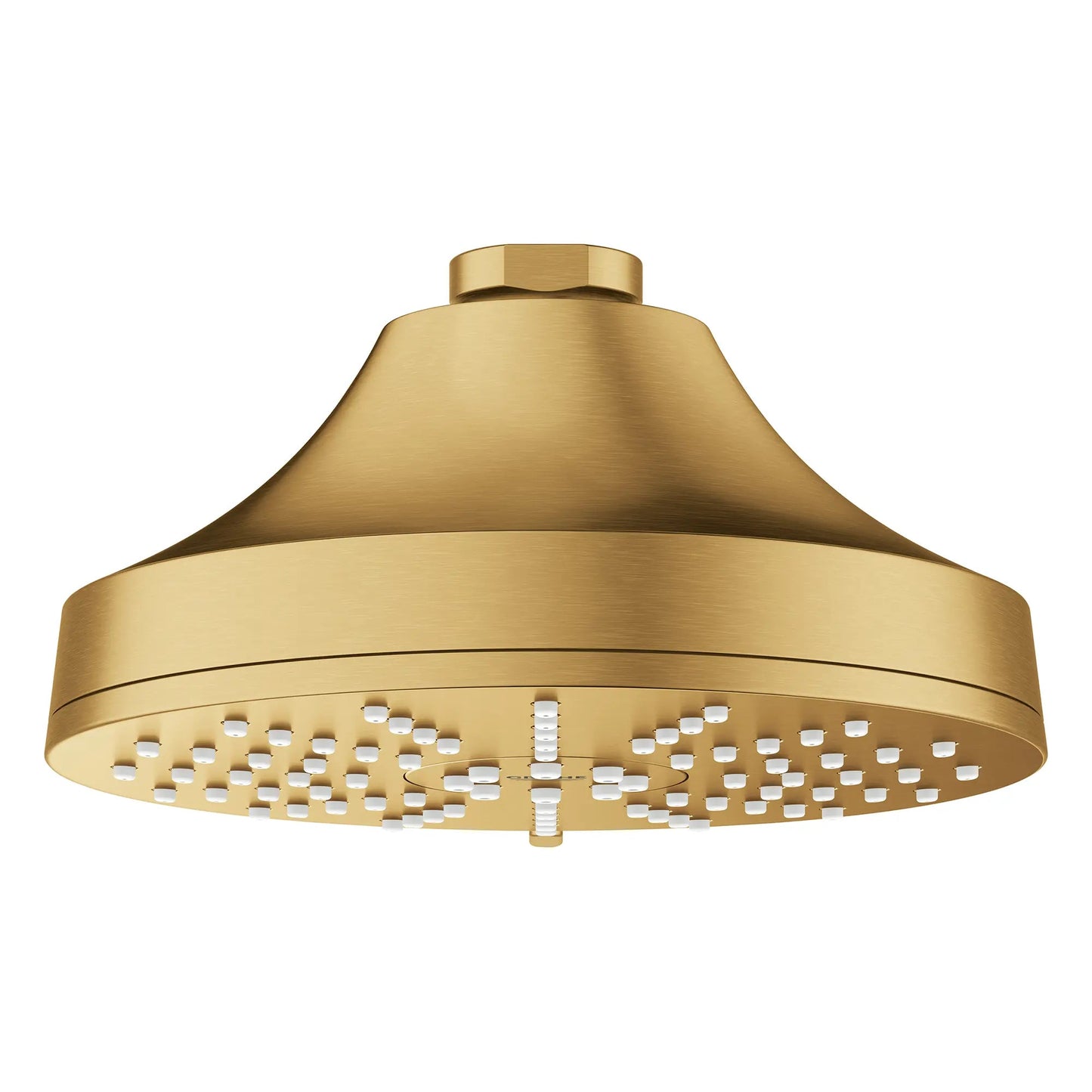 Grohe Euphoria 1.75 GPM 140 With AquaBooster Round Multi Spray Brushed Cool Sunrise Shower Head