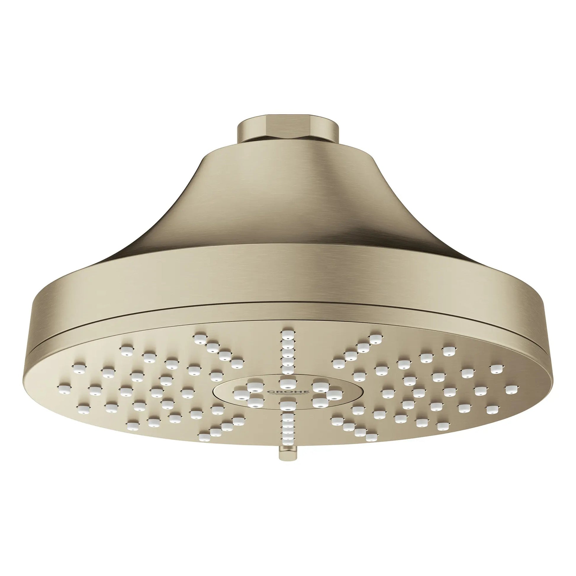 Grohe Euphoria 1.75 GPM 140 With AquaBooster Round Multi Spray Brushed Nickel Shower Head
