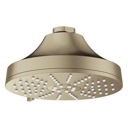 Grohe Euphoria 1.75 GPM 140 With AquaBooster Round Multi Spray Brushed Nickel Shower Head