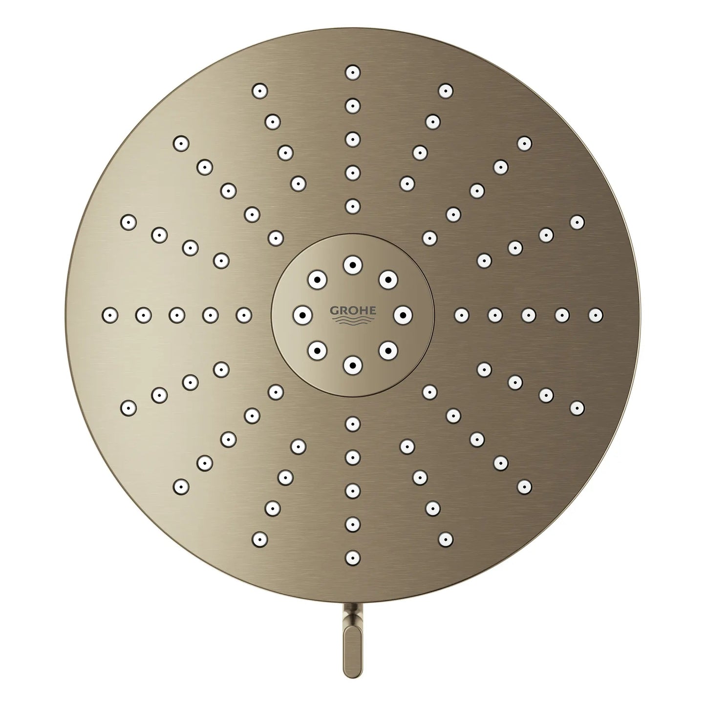 Grohe Euphoria 1.75 GPM 140 With AquaBooster Round Multi Spray Brushed Nickel Shower Head