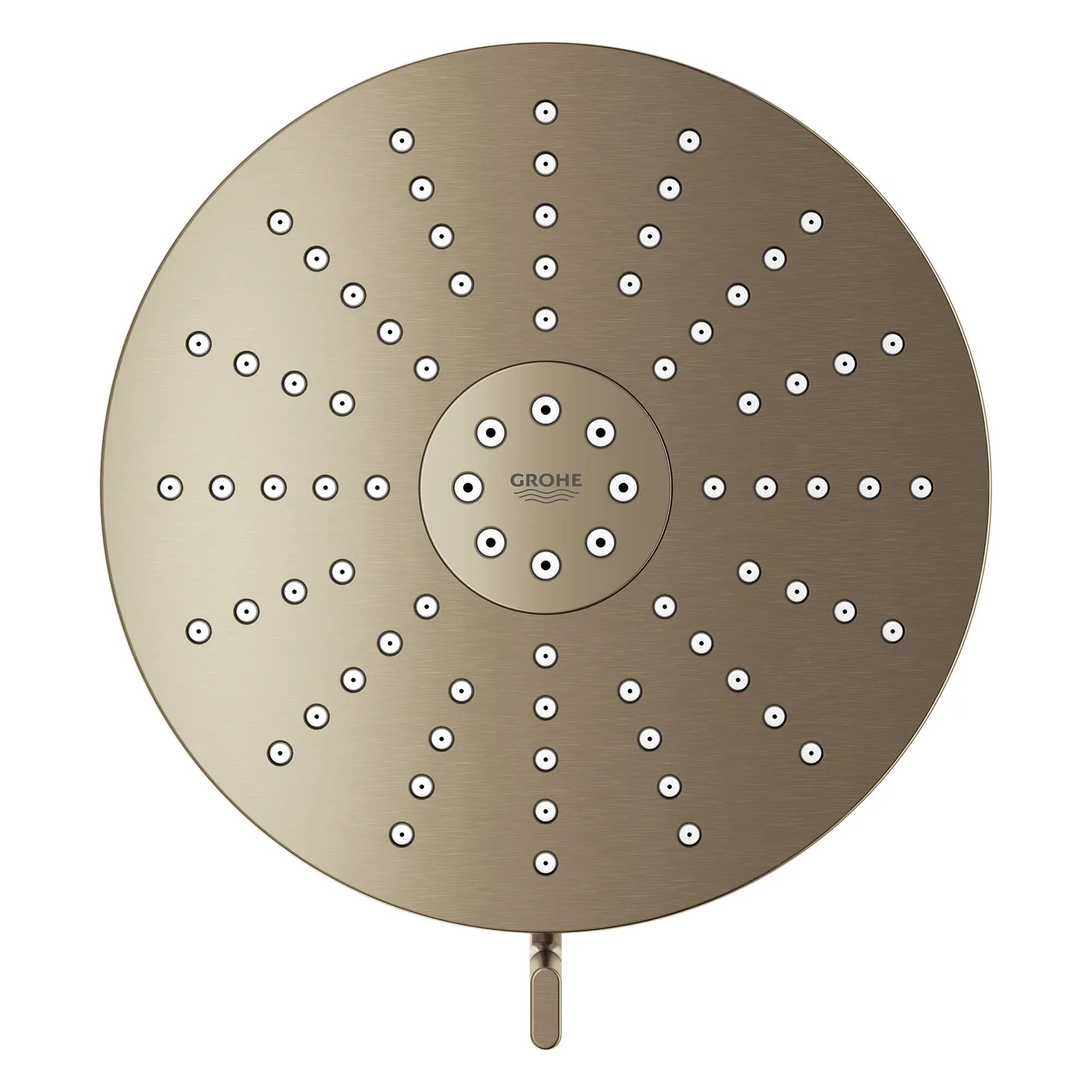 Grohe Euphoria 1.75 GPM 140 With AquaBooster Round Multi Spray Brushed Nickel Shower Head