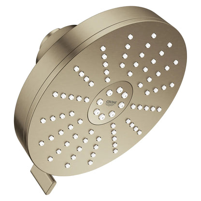 Grohe Euphoria 1.75 GPM 140 With AquaBooster Round Multi Spray Brushed Nickel Shower Head