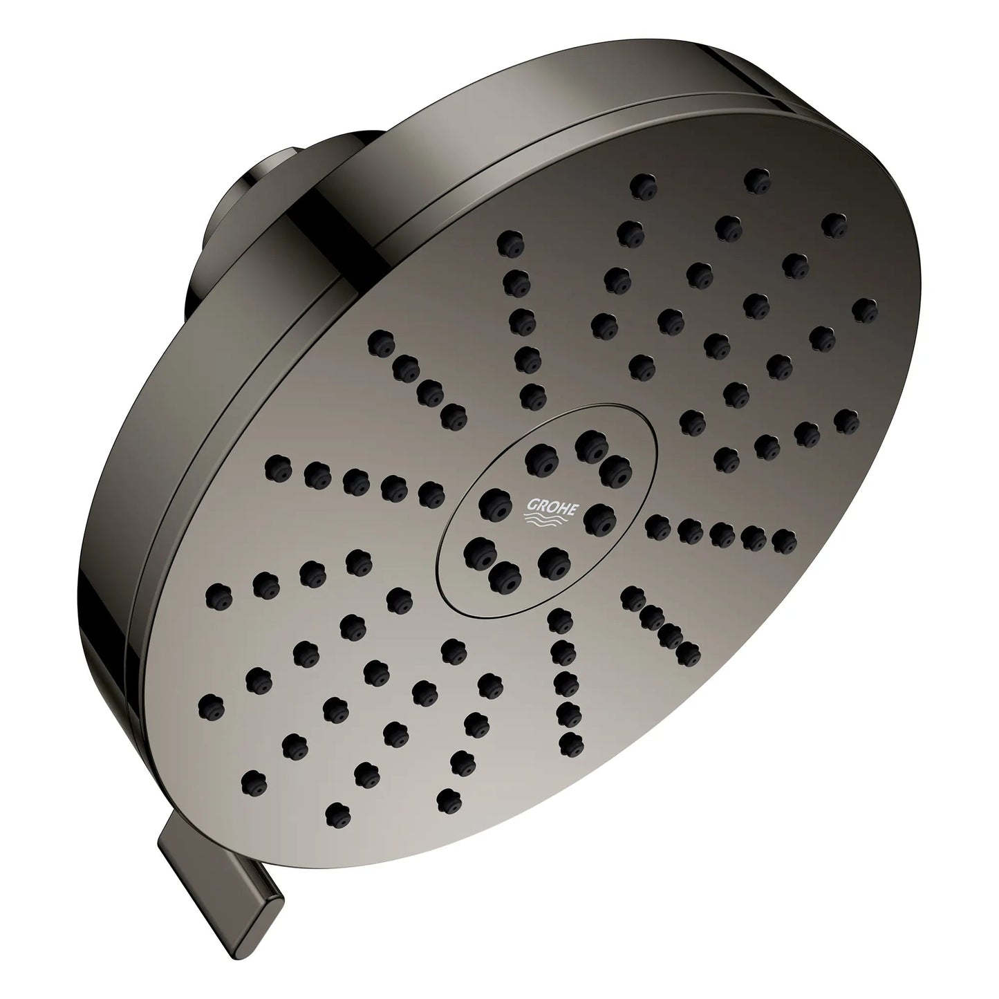Grohe Euphoria 1.75 GPM 140 With AquaBooster Round Multi Spray Hard Graphite Shower Head