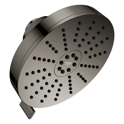 Grohe Euphoria 1.75 GPM 140 With AquaBooster Round Multi Spray Hard Graphite Shower Head