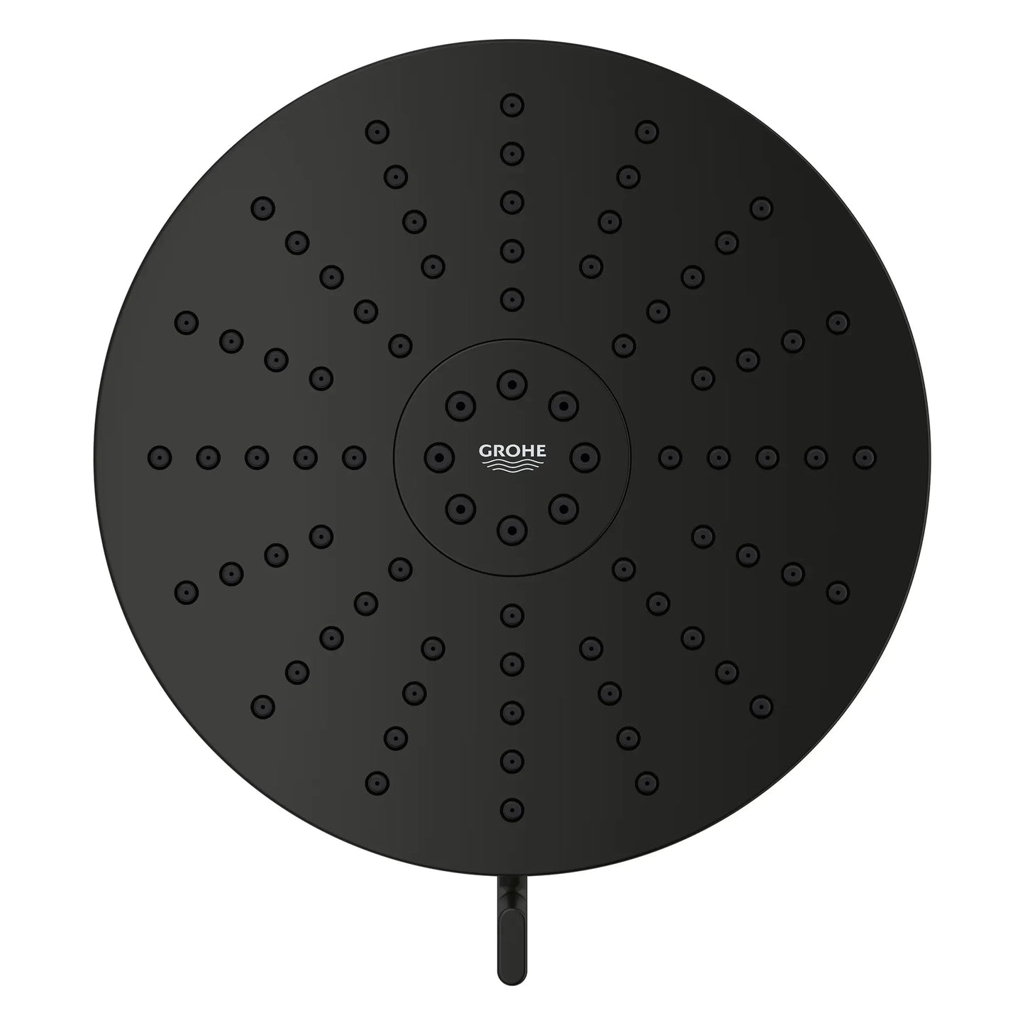 Grohe Euphoria 1.75 GPM 140 With AquaBooster Round Multi Spray Matte Black Shower Head