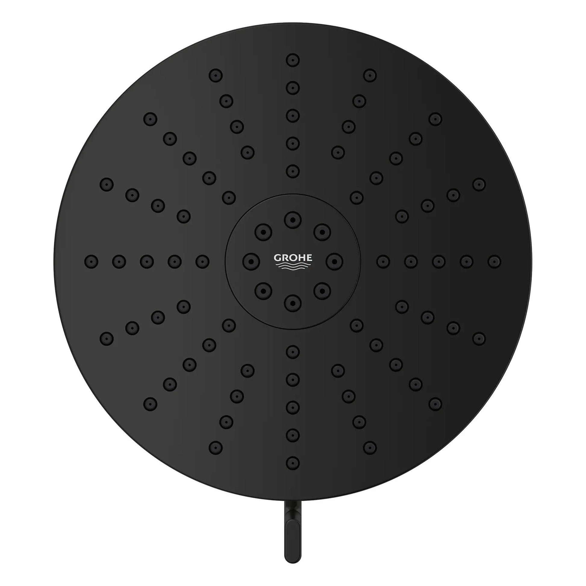 Grohe Euphoria 1.75 GPM 140 With AquaBooster Round Multi Spray Matte Black Shower Head