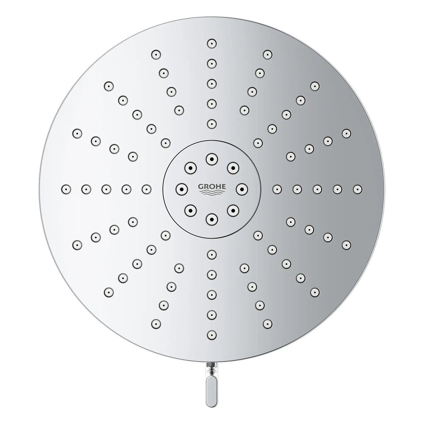 Grohe Euphoria 1.75 GPM 140 With AquaBooster Round Multi Spray StarLight Chrome Shower Head