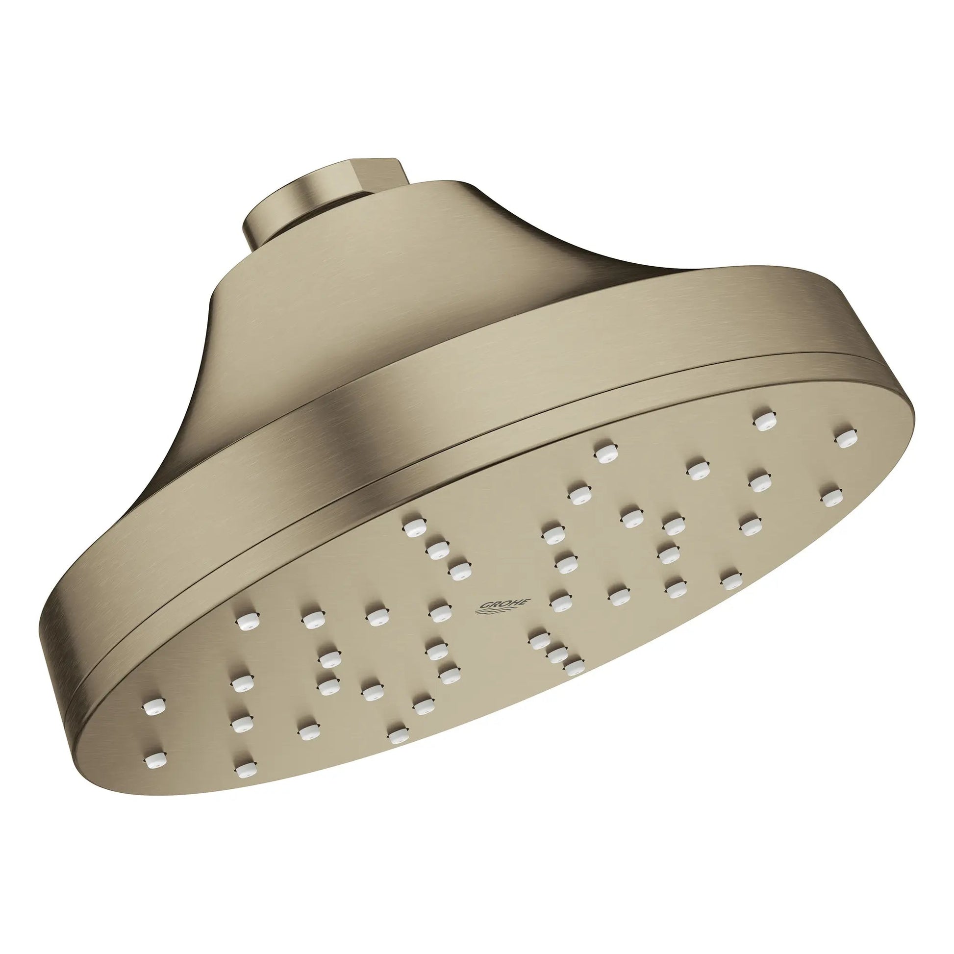 Grohe Euphoria 1.75 GPM 140 With AquaBooster Single Spray Brushed Nickel Round Shower Head