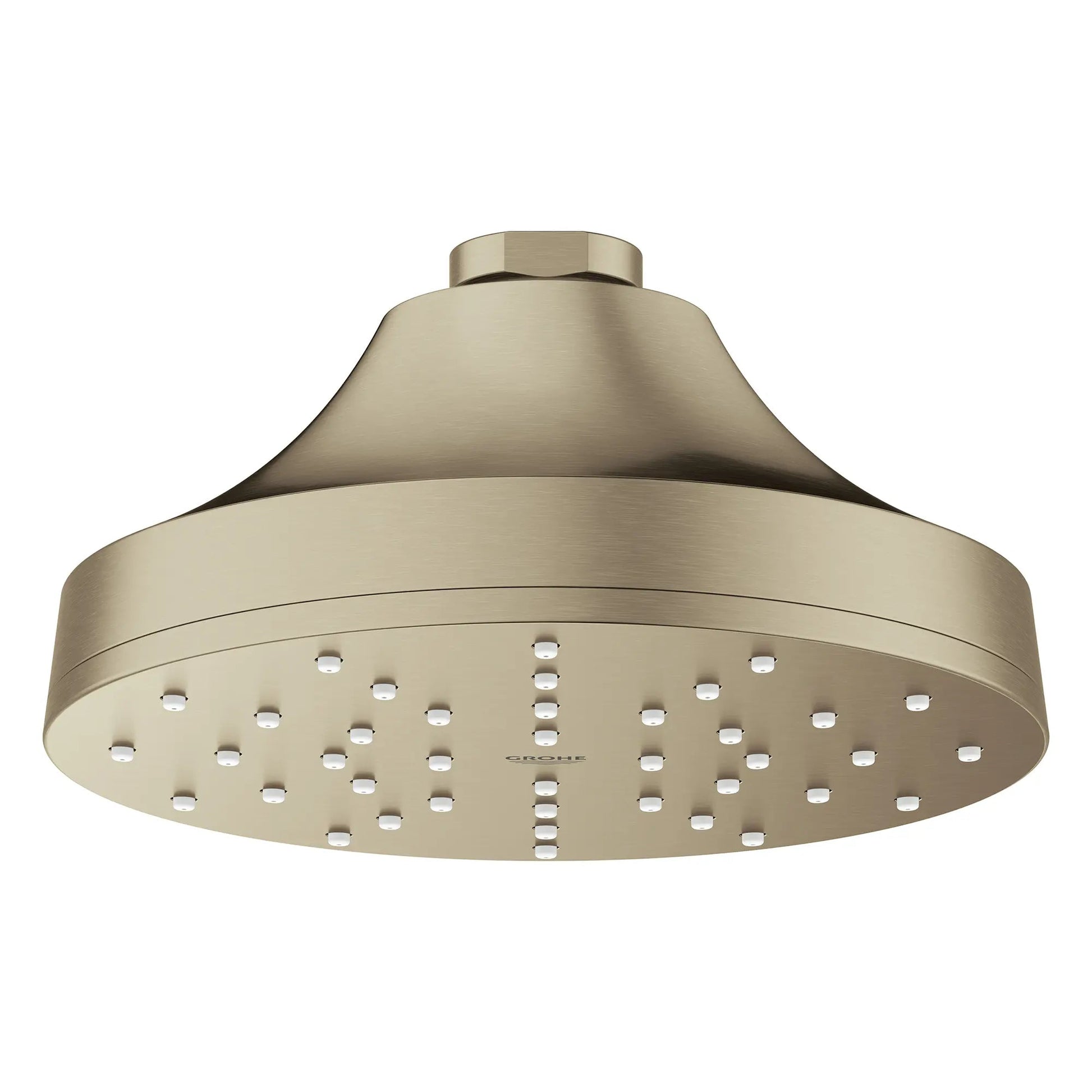Grohe Euphoria 1.75 GPM 140 With AquaBooster Single Spray Brushed Nickel Round Shower Head