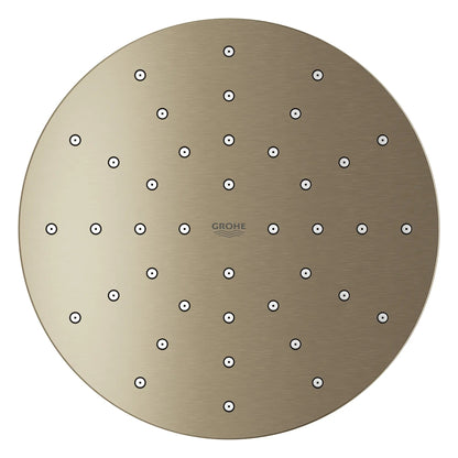 Grohe Euphoria 1.75 GPM 140 With AquaBooster Single Spray Brushed Nickel Round Shower Head