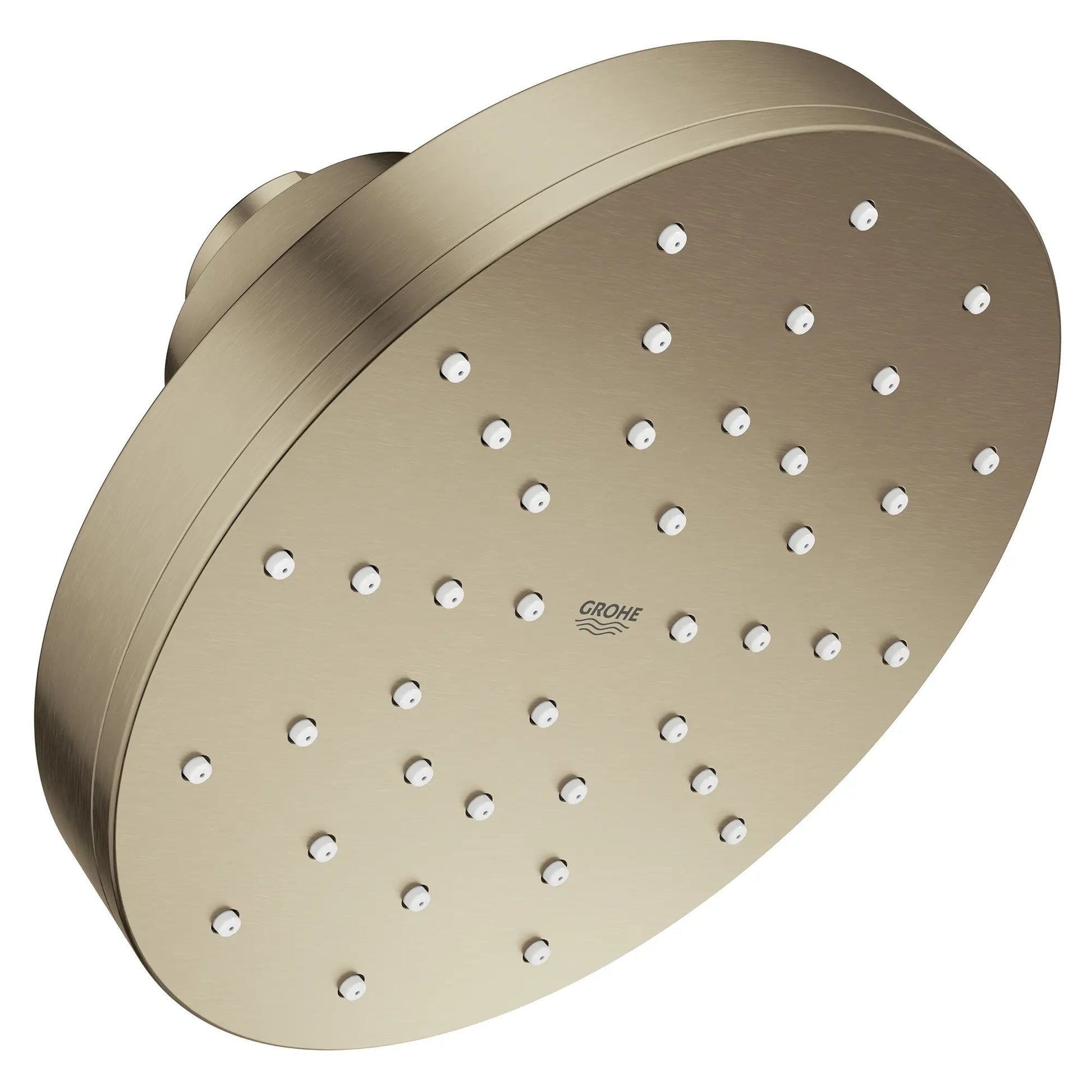 Grohe Euphoria 1.75 GPM 140 With AquaBooster Single Spray Brushed Nickel Round Shower Head