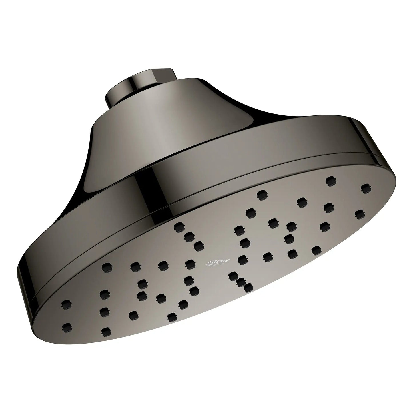 Grohe Euphoria 1.75 GPM 140 With AquaBooster Single Spray Hard Graphite Round Shower Head
