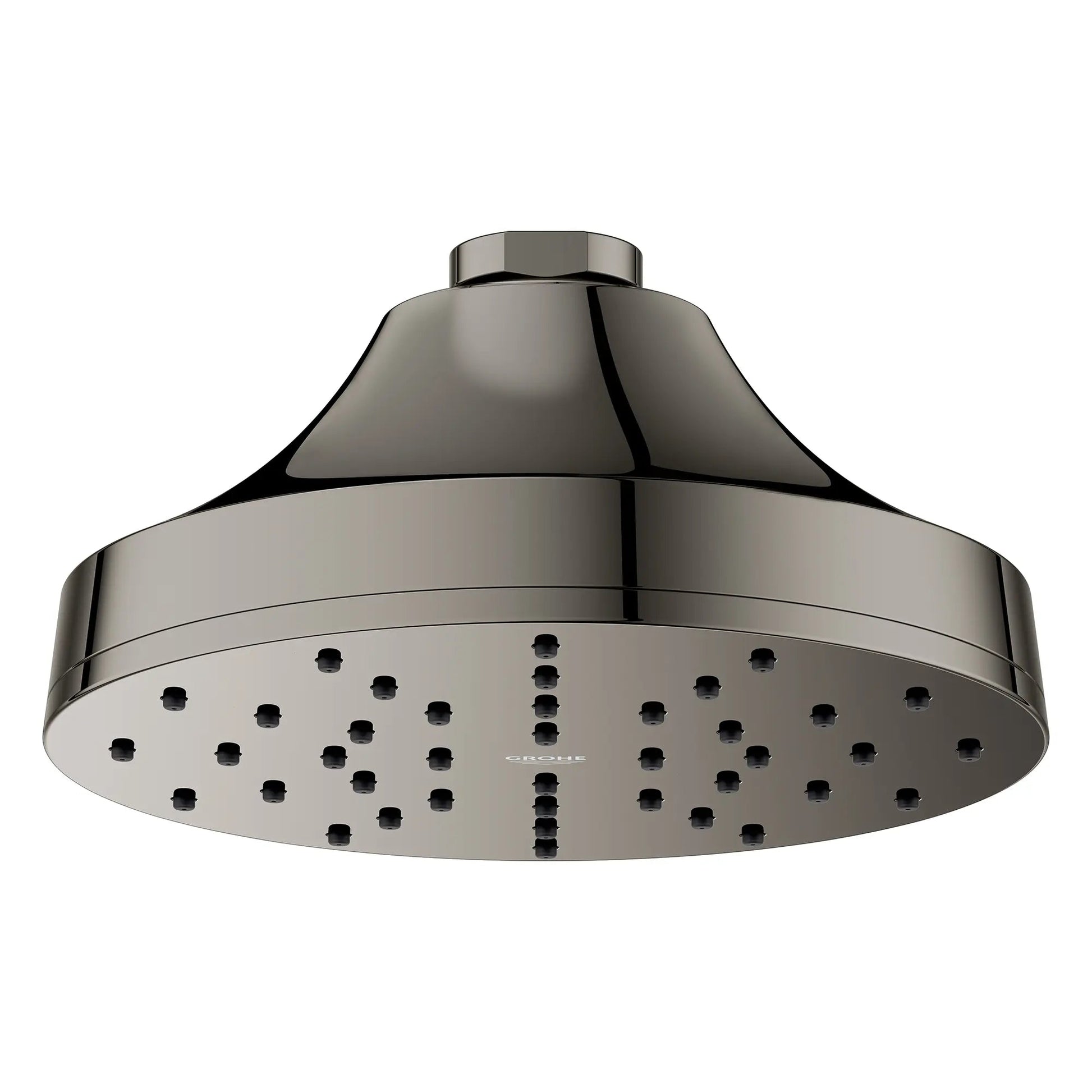 Grohe Euphoria 1.75 GPM 140 With AquaBooster Single Spray Hard Graphite Round Shower Head