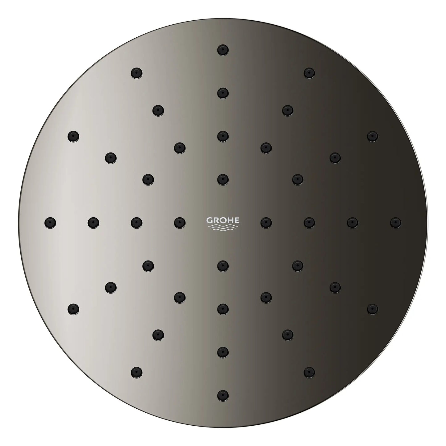Grohe Euphoria 1.75 GPM 140 With AquaBooster Single Spray Hard Graphite Round Shower Head
